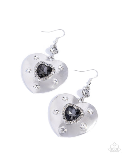 Magical Matchmaker - silver - Paparazzi earrings
