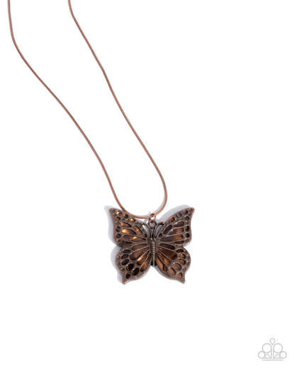 Magical Metamorphosis - copper - Paparazzi necklace