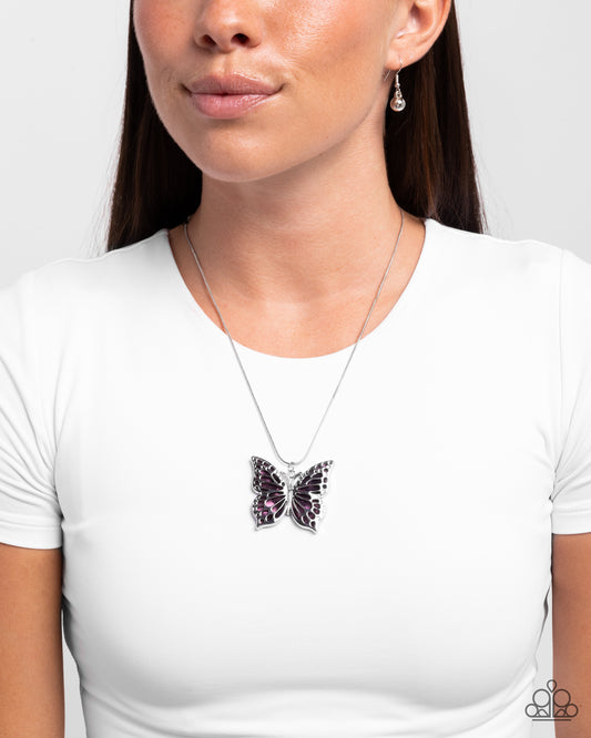 Magical Metamorphosis - purple - Paparazzi necklace