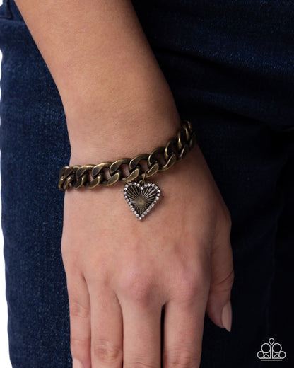 Majestic Matchmaker - brass - Paparazzi bracelet