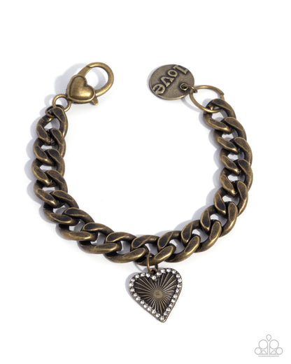 Majestic Matchmaker - brass - Paparazzi bracelet