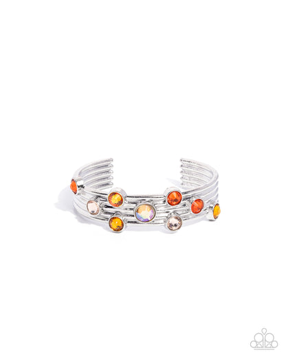 Majestic Medallions - orange - Paparazzi bracelet