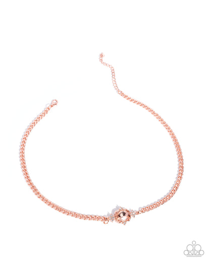Majestic Memory - copper - Paparazzi necklace