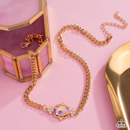 Majestic Memory - yellow - Paparazzi necklace