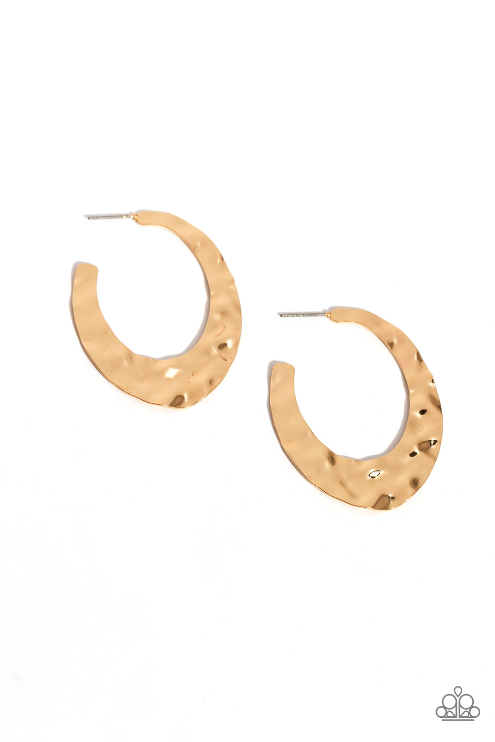 Make a Ripple - gold - Paparazzi earrings