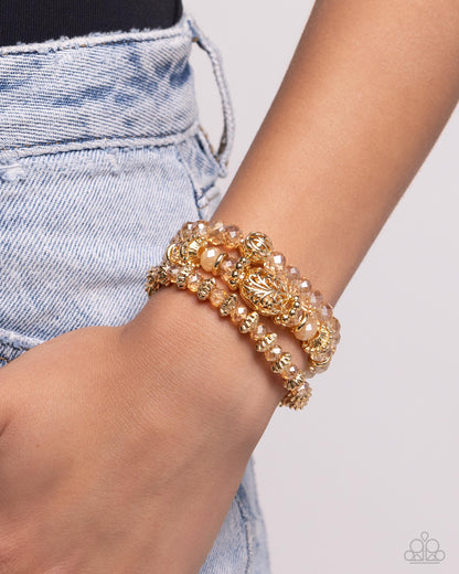 Malibu Maiden - gold - Paparazzi bracelet