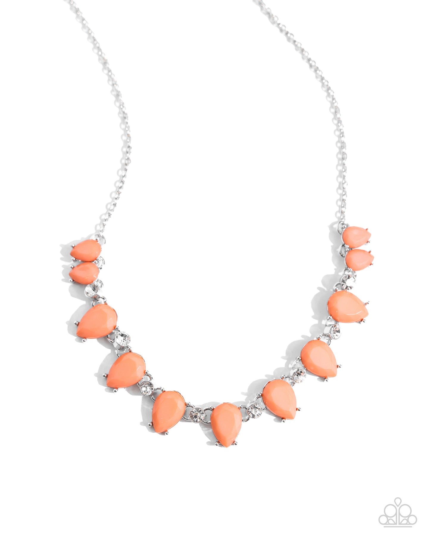 Malibu Marvel - orange - Paparazzi necklace