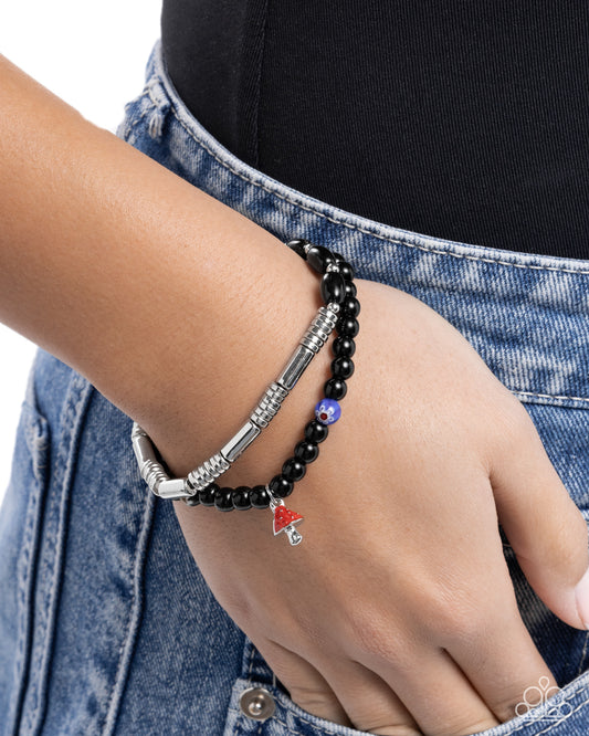 Malibu Mashup - black - Paparazzi bracelet