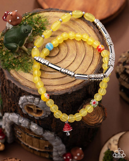 Malibu Mashup - yellow - Paparazzi bracelet