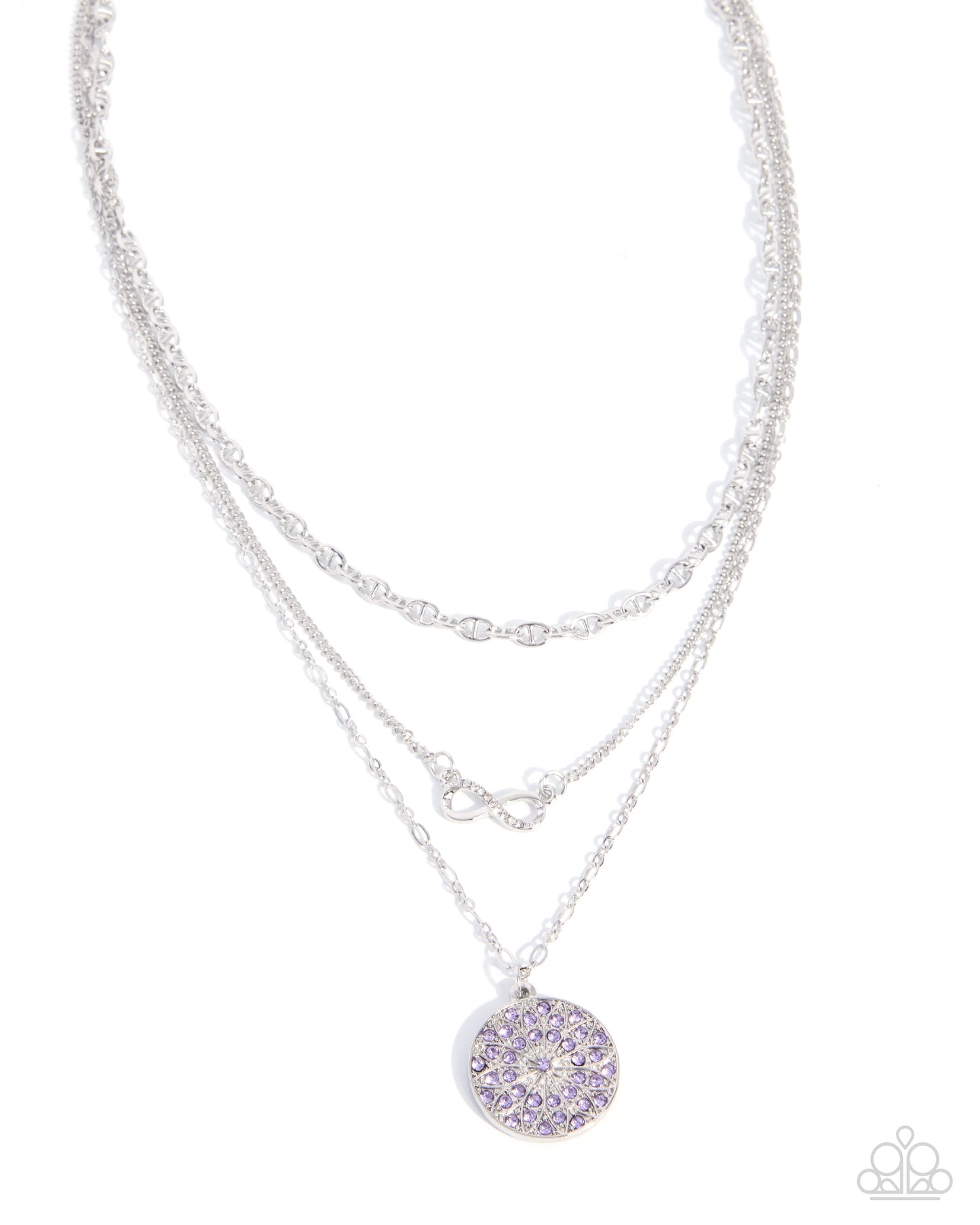 Malibu Memo - purple - Paparazzi necklace