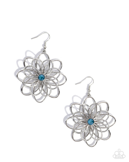 Malibu Mode - blue - Paparazzi earrings