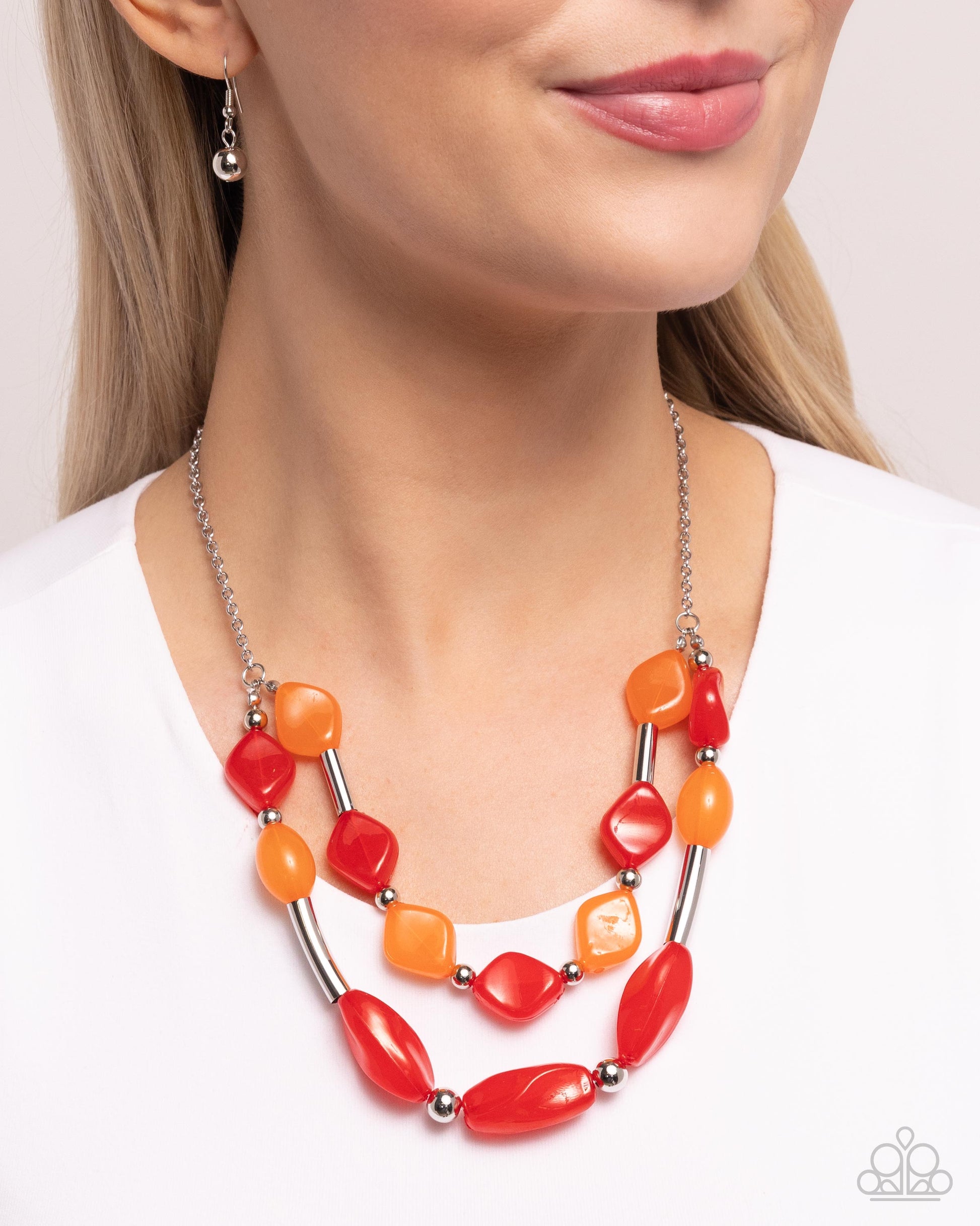 Malibu Moment - red - Paparazzi necklace