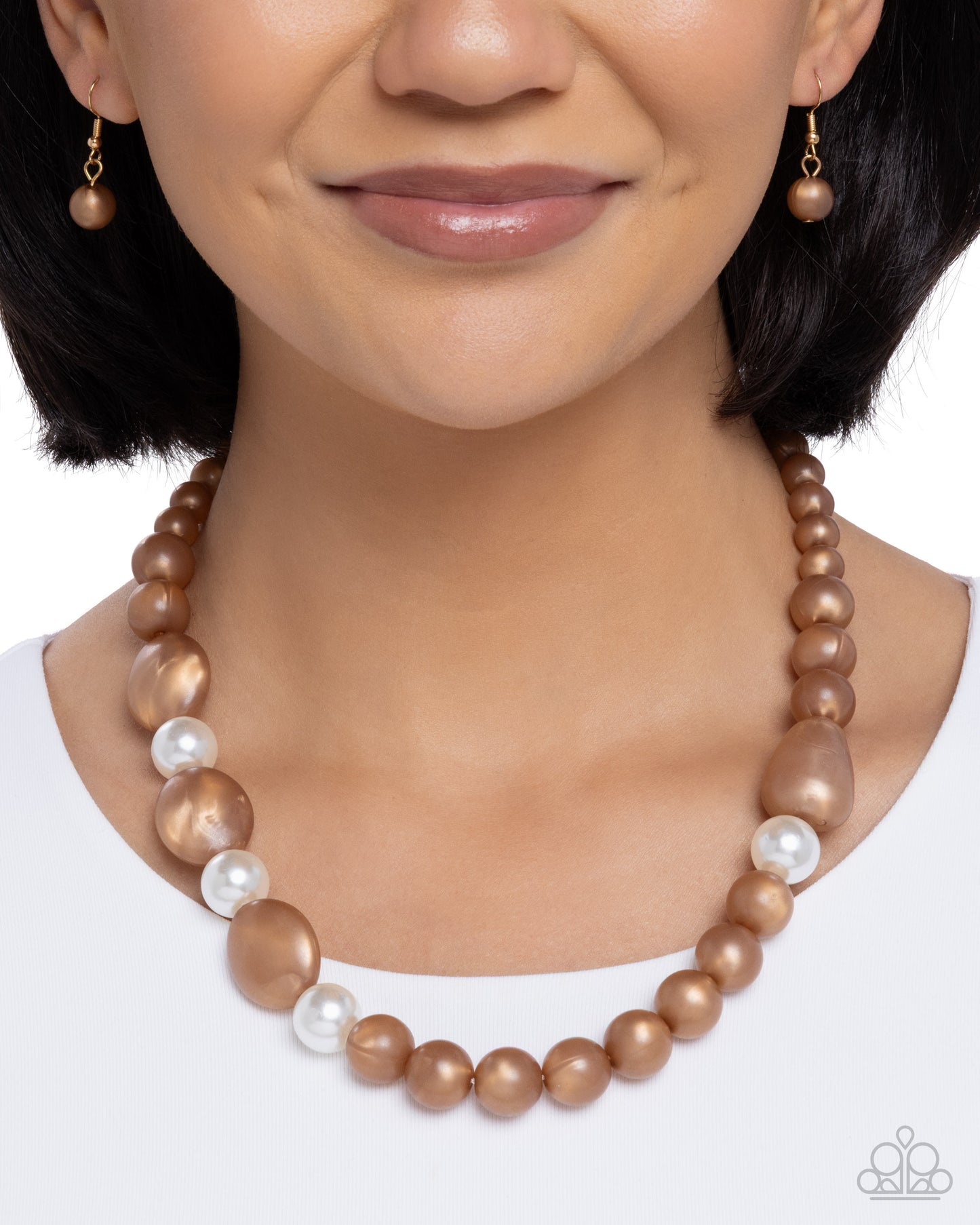 Malibu Mosaic - brown - Paparazzi necklace