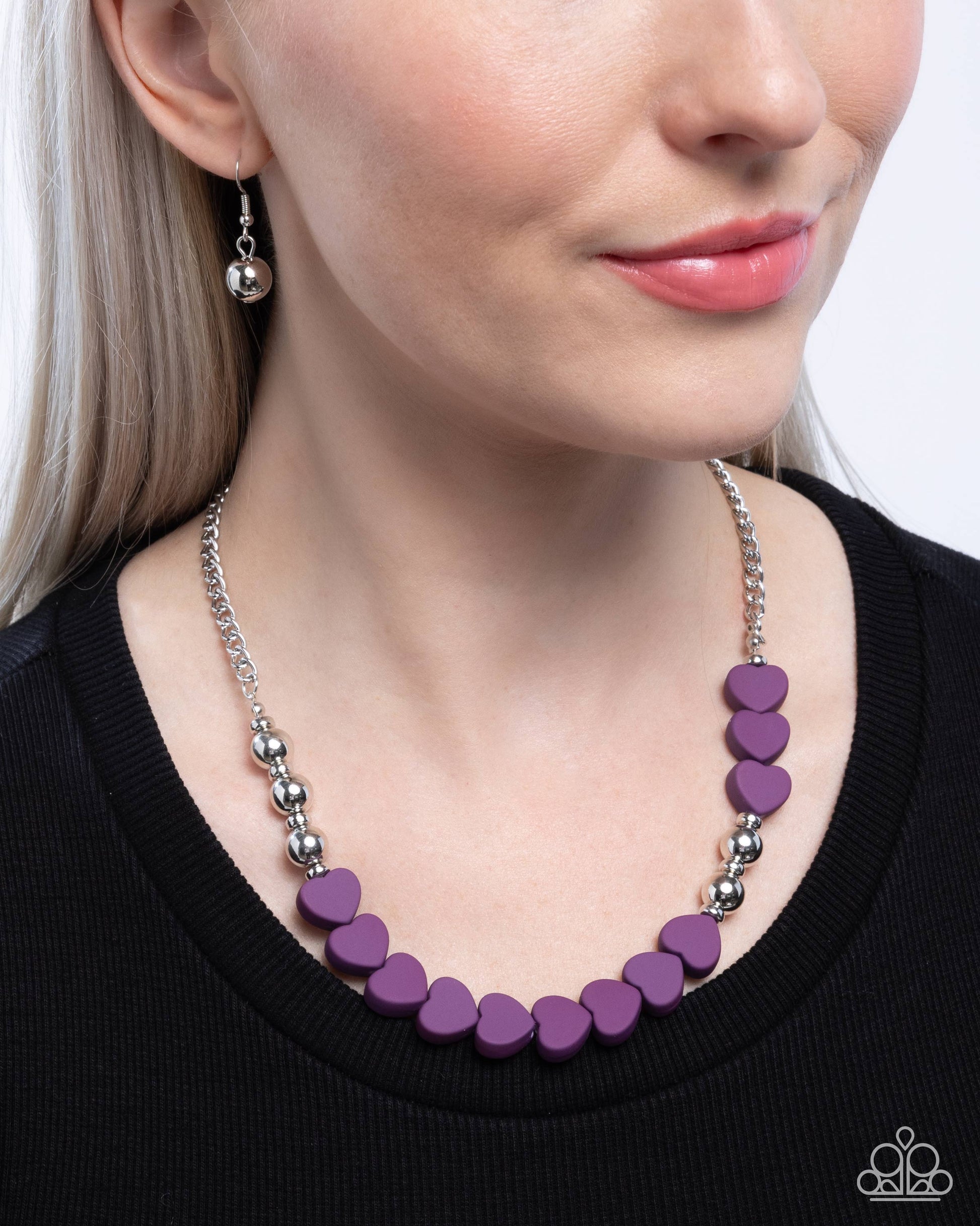 Malibu Motivation - purple - Paparazzi necklace