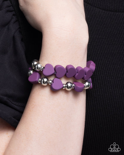 Malibu Moxie - purple - Paparazzi bracelet