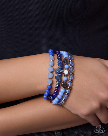 Malibu Mural - blue - Paparazzi bracelet