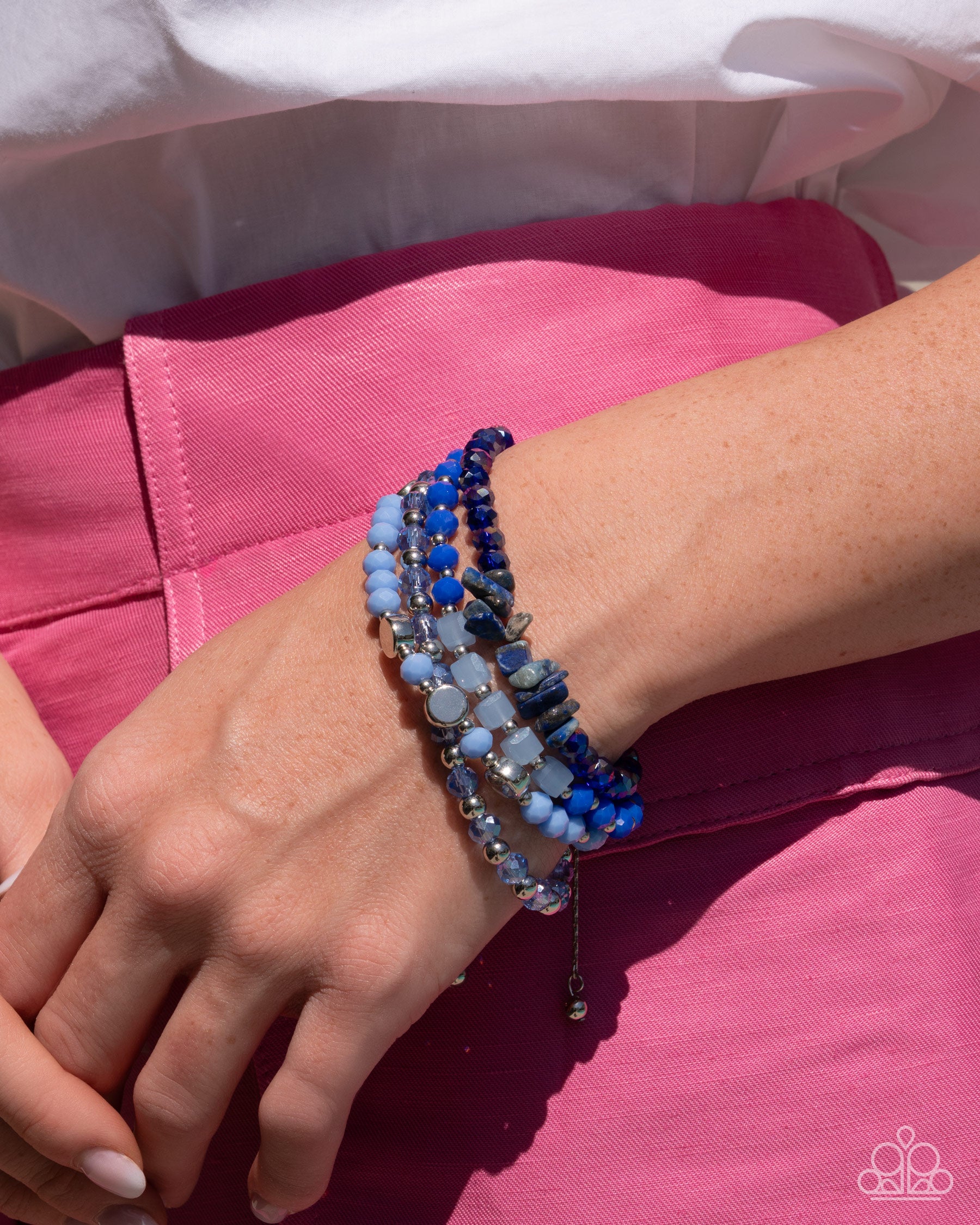 Malibu Mural - blue - Paparazzi bracelet