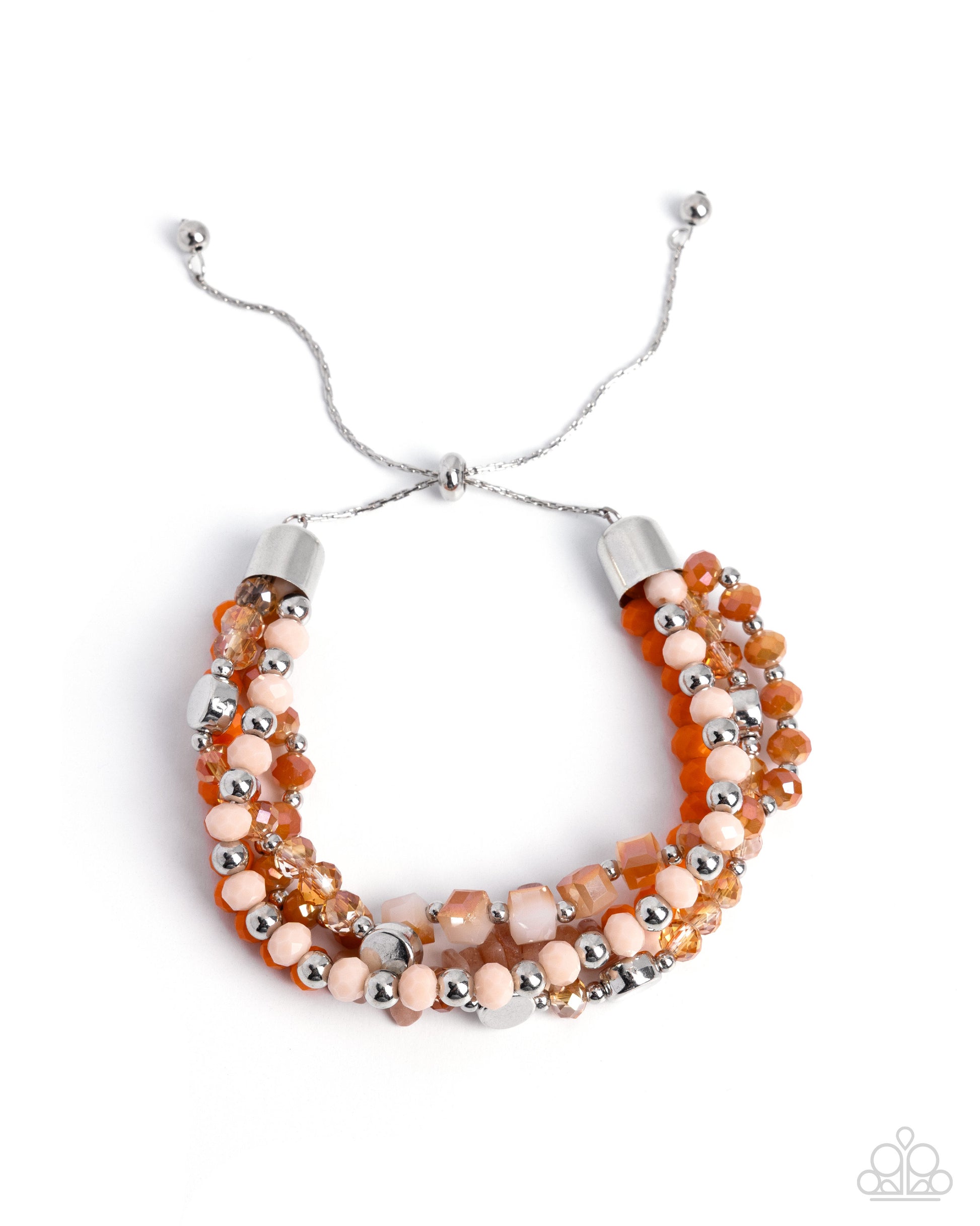 Malibu Mural - orange - Paparazzi bracelet