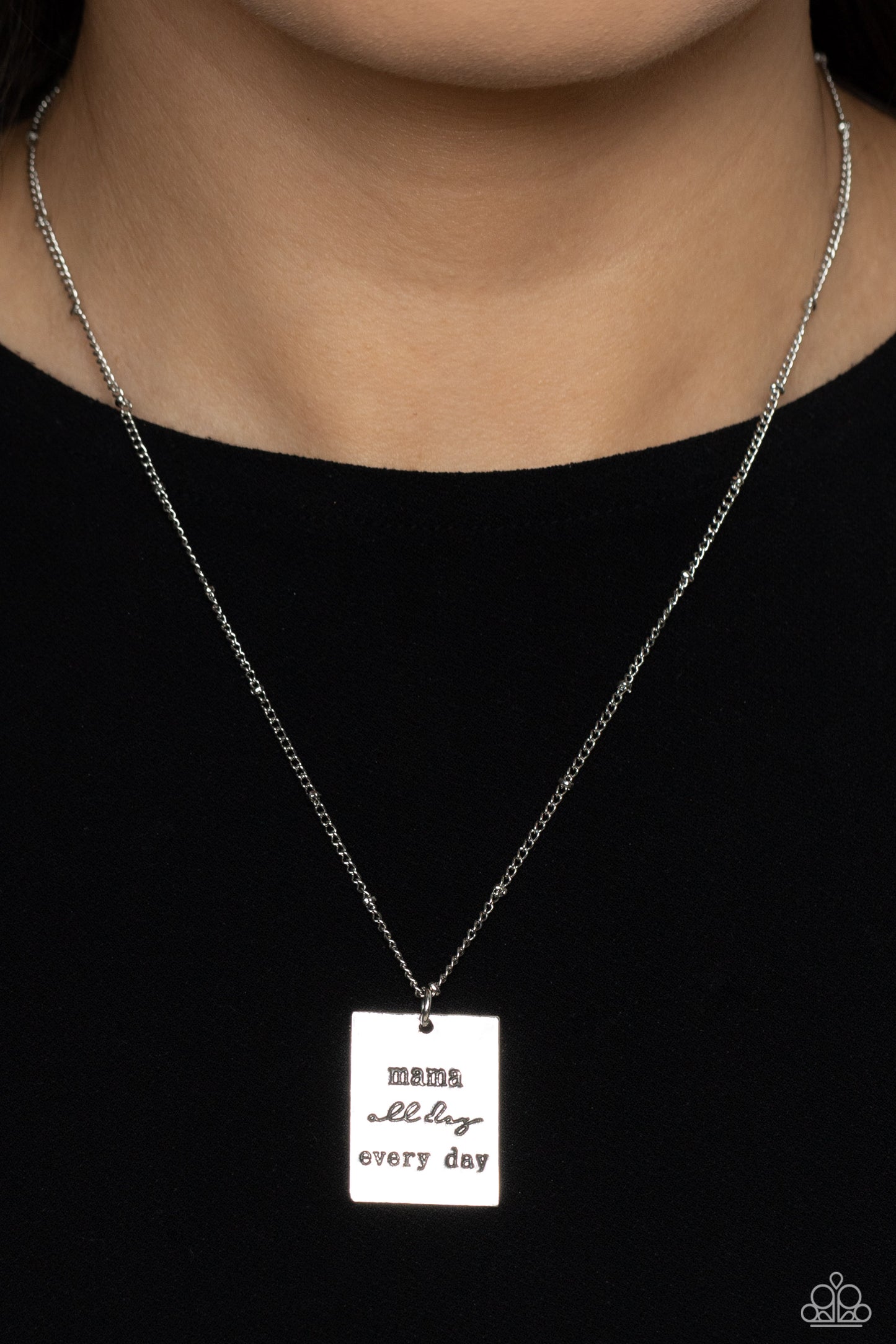 Mama MVP silver Paparazzi necklace – JewelryBlingThing