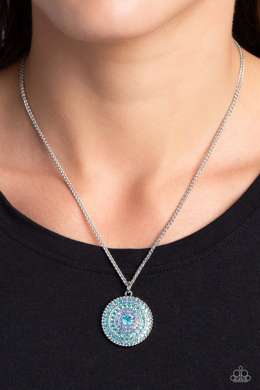 Mandala Masterpiece - blue - Paparazzi necklace