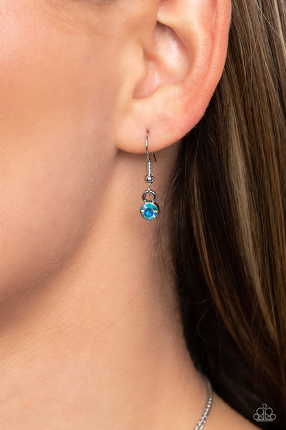 Malibu mandala blue necklace paparazzi Clearance