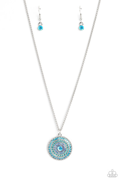 Mandala Masterpiece - blue - Paparazzi necklace
