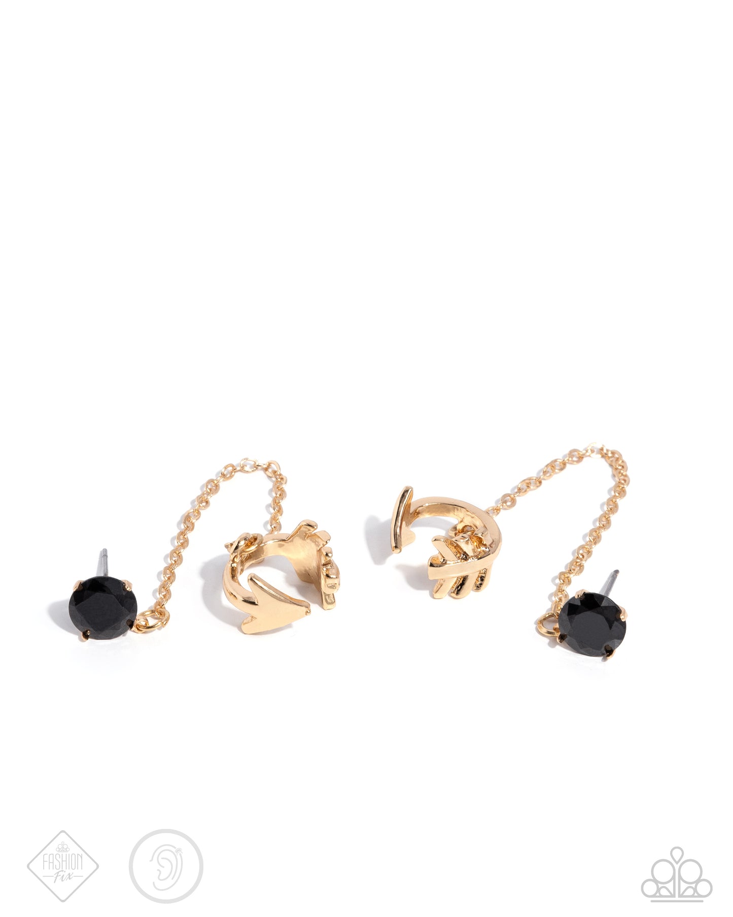 Manifesting Good - gold - Paparazzi ear cuff