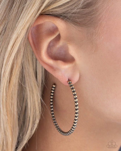 Manufactured Monochromatic - brass - Paparazzi earrings