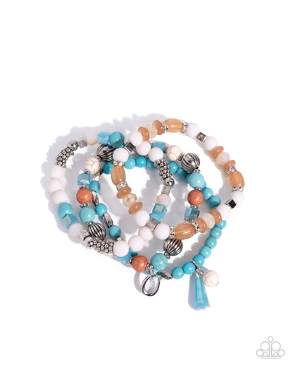 Marbled Mashup - multi - Paparazzi bracelet