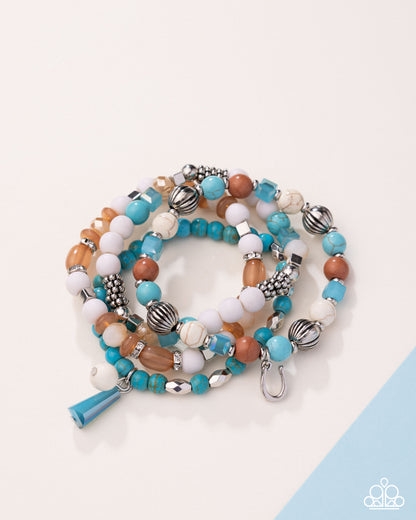 Marbled Mashup - multi - Paparazzi bracelet