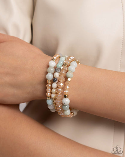 Marbled Melody - multi - Paparazzi bracelet