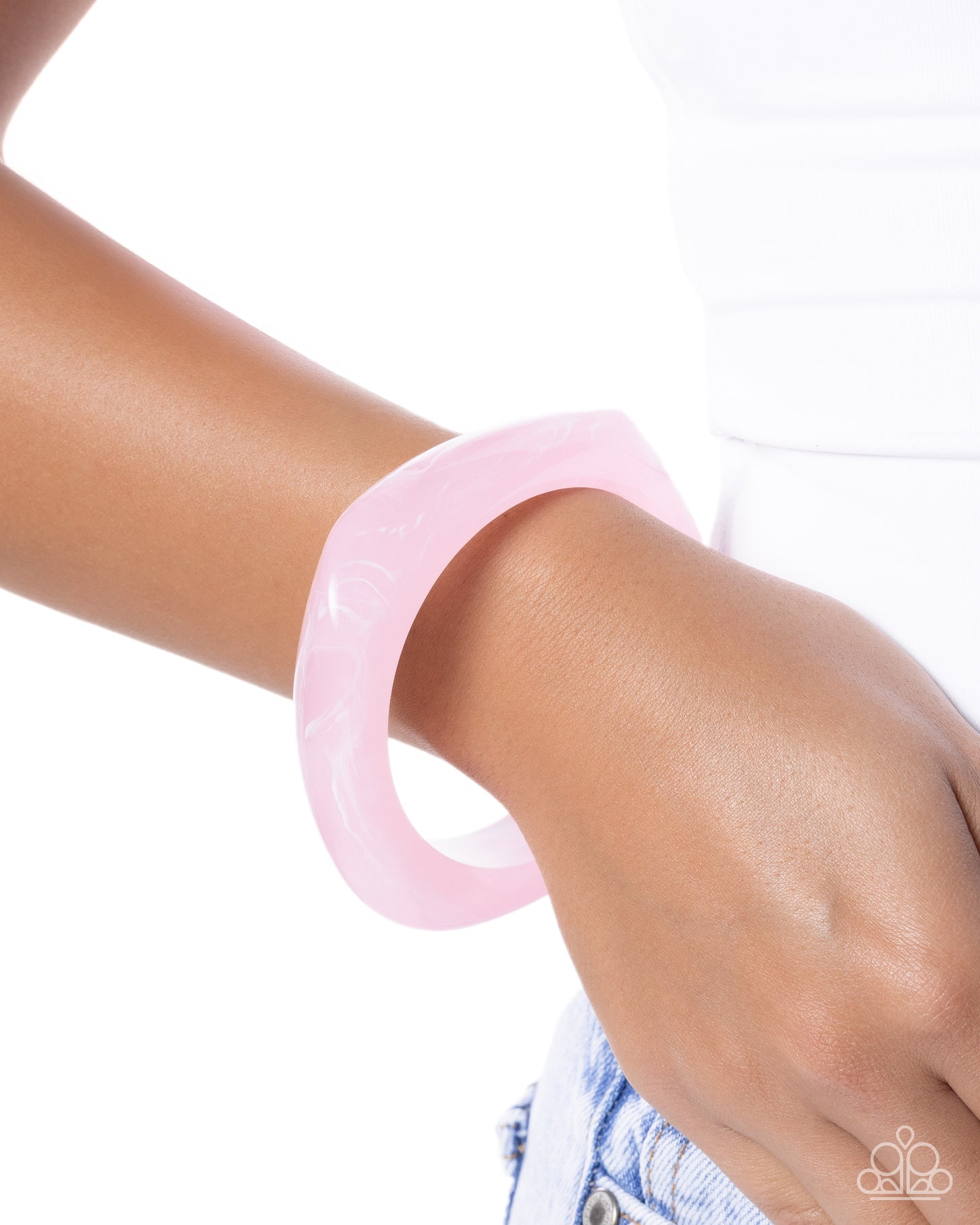 Marbled Mobility - pink - Paparazzi bracelet