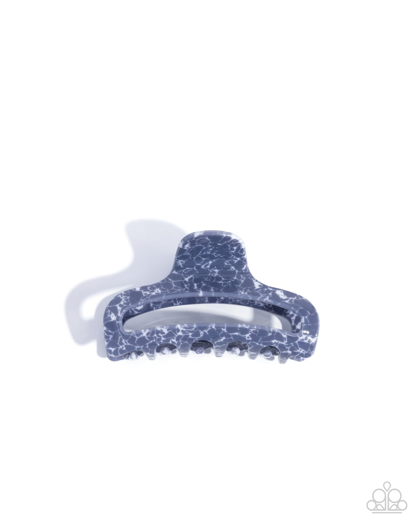 Marbled Model - silver - Paparazzi hair clip