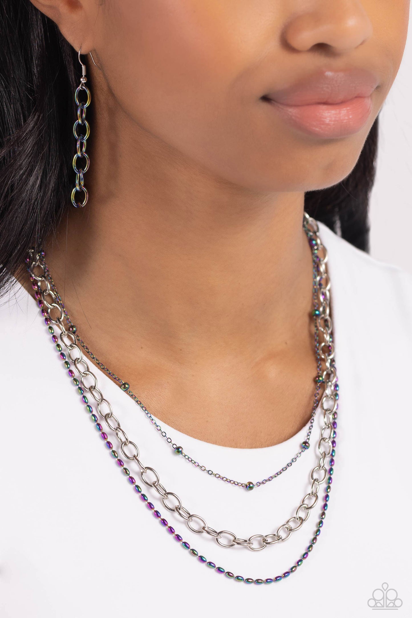 Mardi Gras Mayhem - multi - Paparazzi necklace