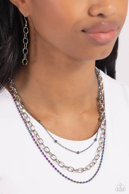 Mardi Gras Mayhem - multi - Paparazzi necklace
