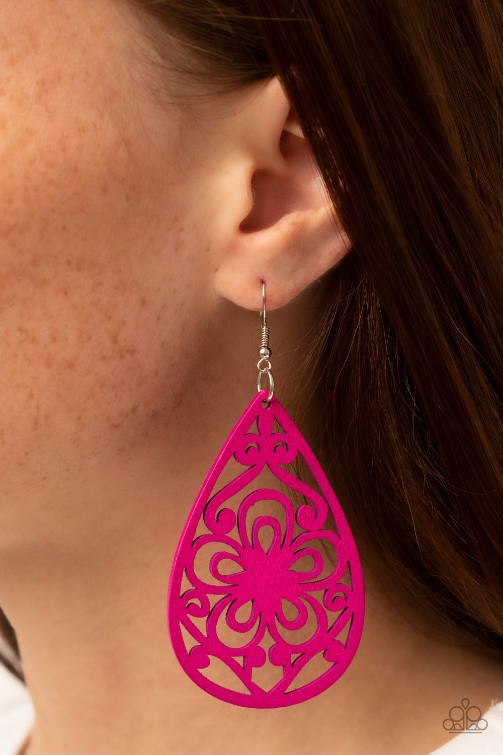 Marine Eden - pink - Paparazzi earrings