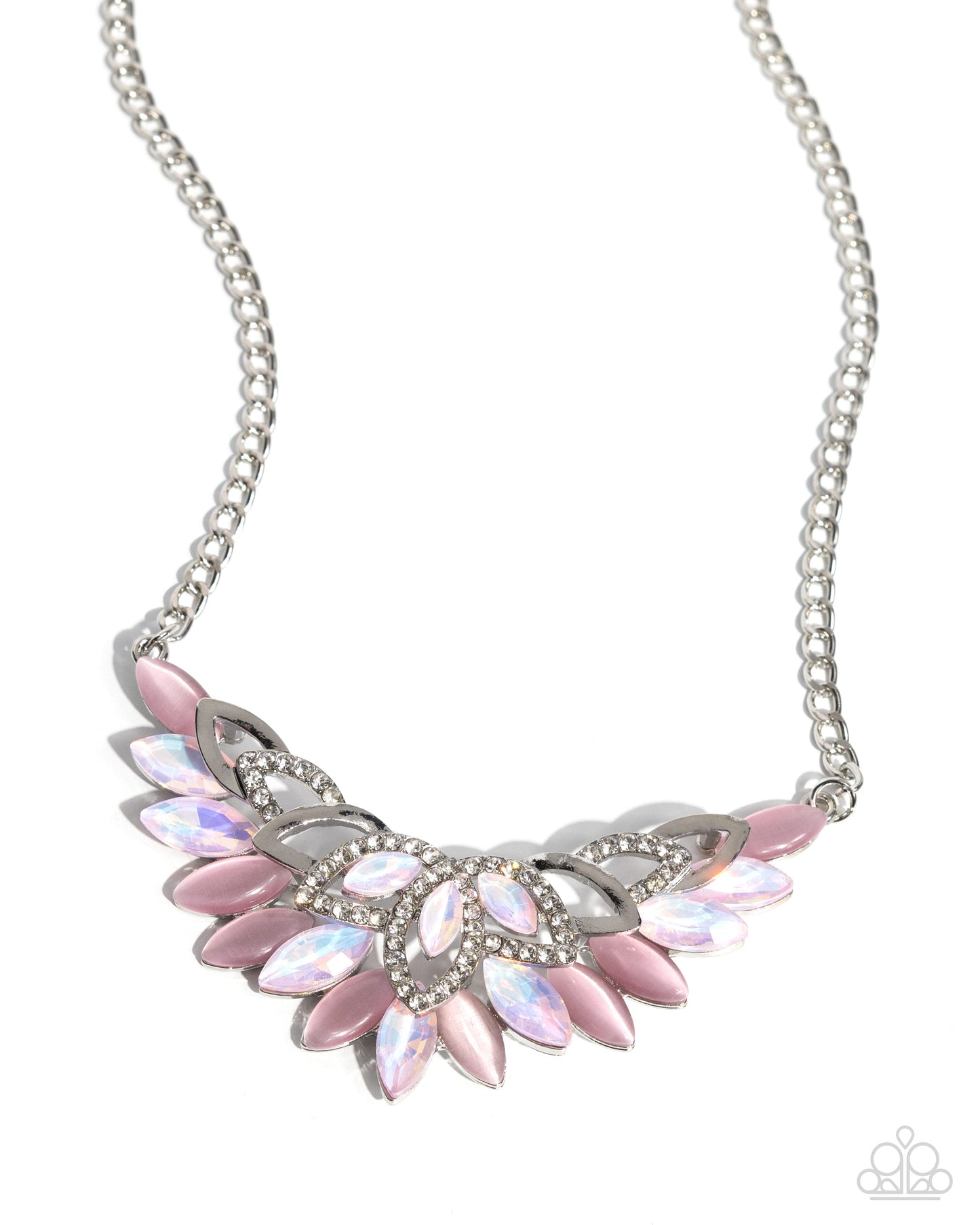Marquise Maneuver - pink - Paparazzi necklace
