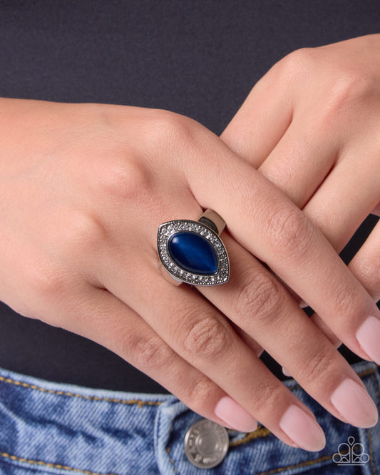 Marquise Mastery - blue - Paparazzi ring