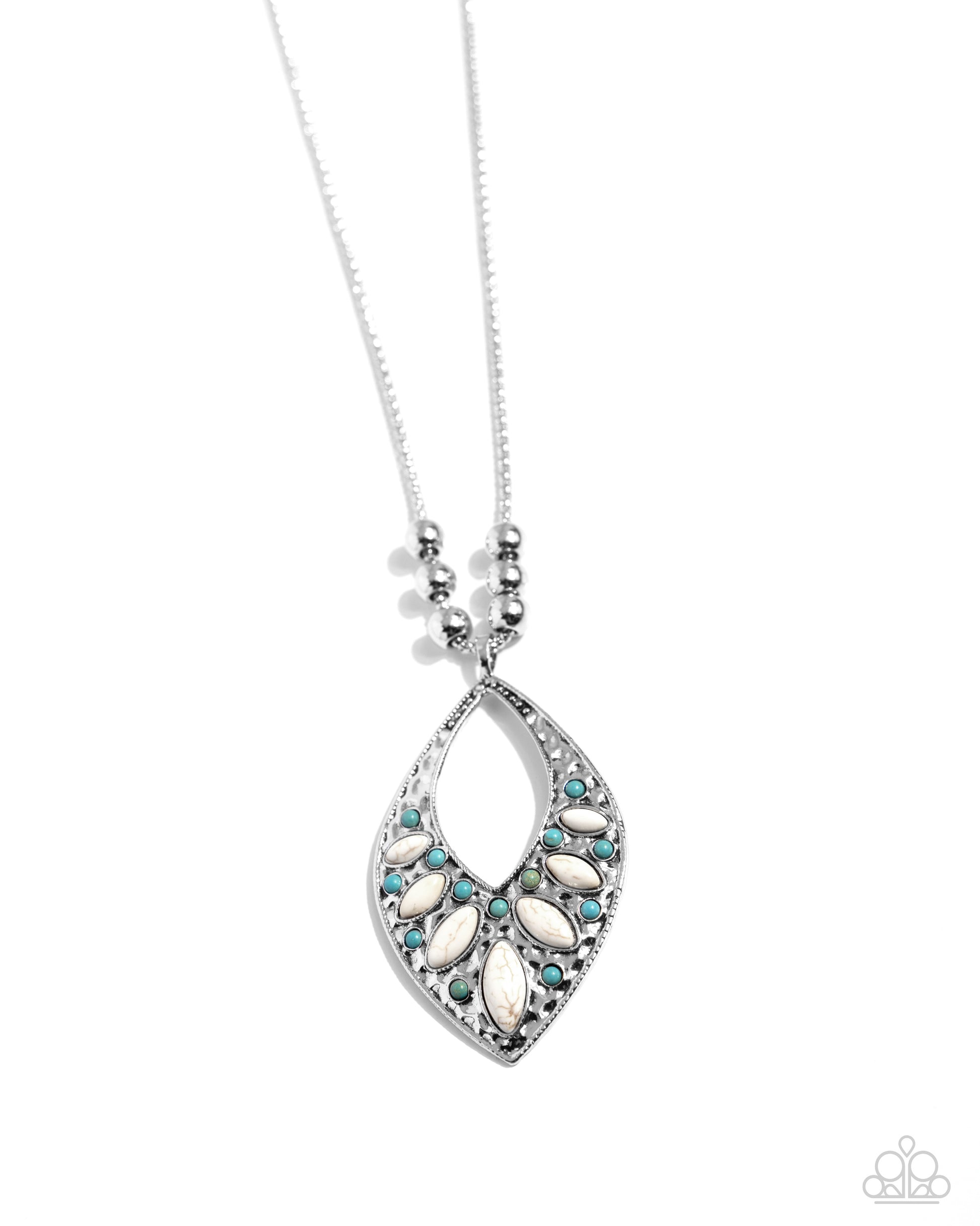 Marquise Melody - white - Paparazzi necklace