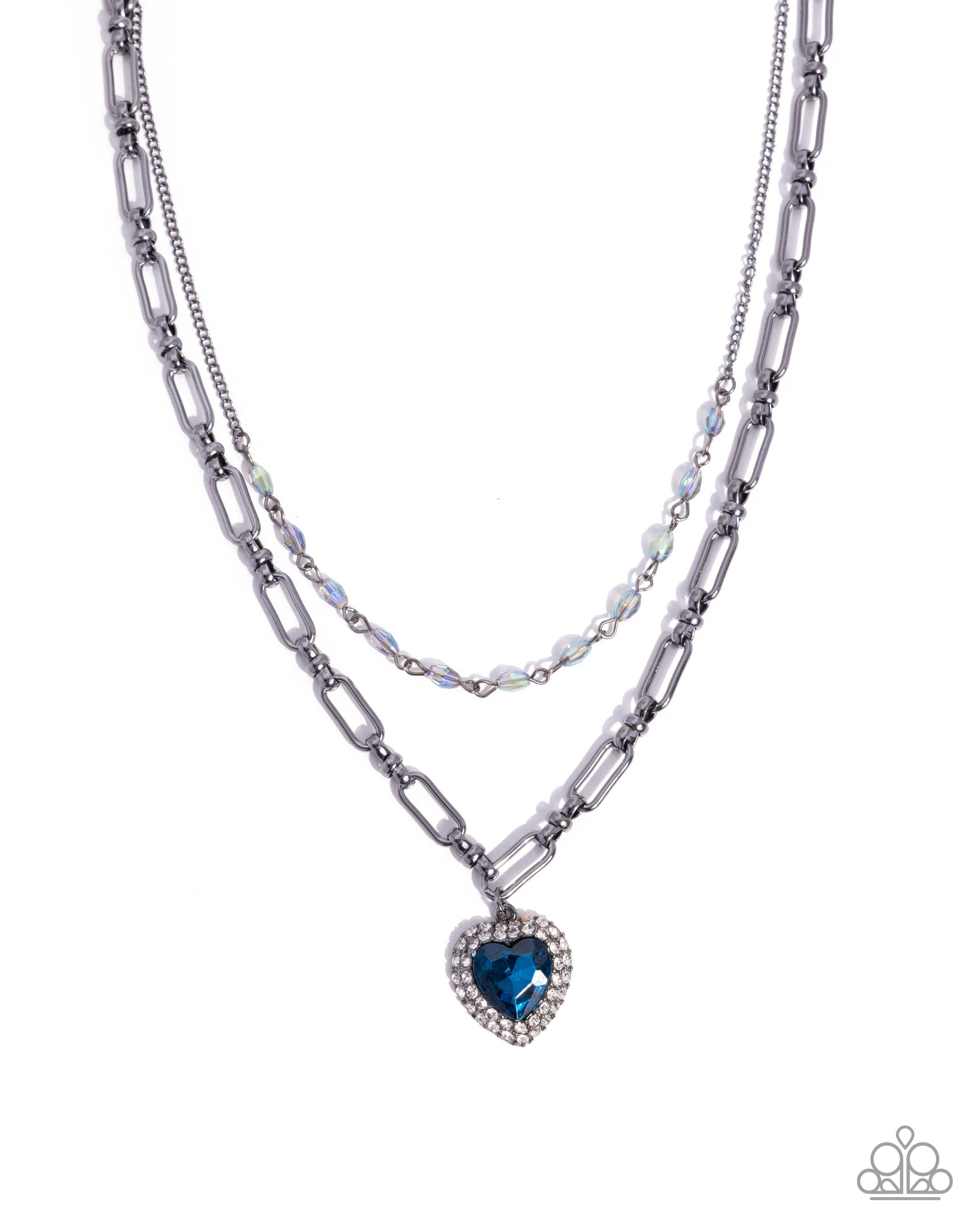 Match Made In HAUTE - blue - Paparazzi necklace