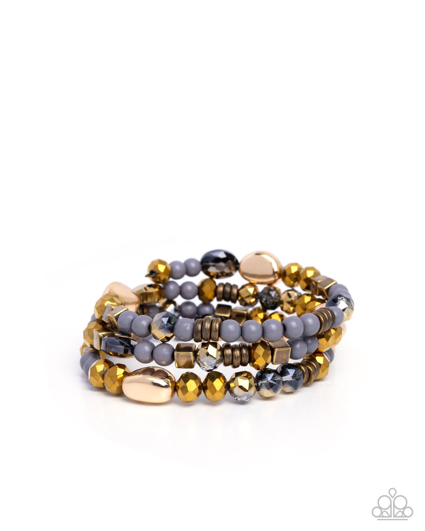 Material WHIRL - brass - Paparazzi bracelet