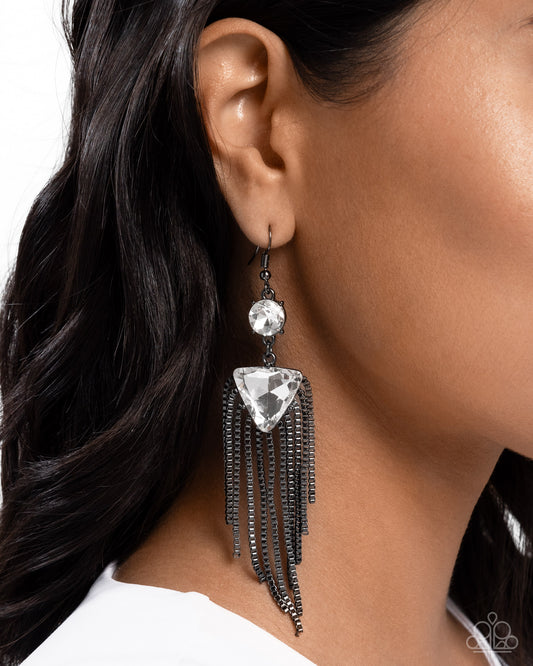 Maven Musings - black - Paparazzi earrings