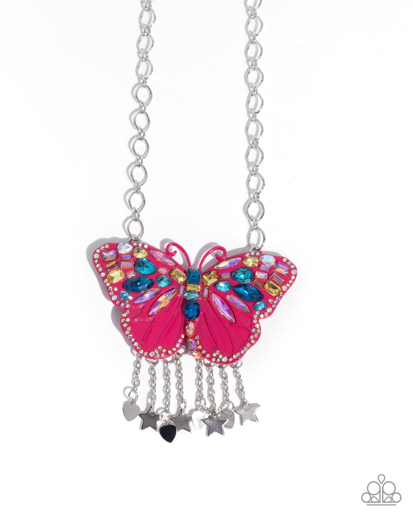 Mayoral Monarch - pink - Paparazzi necklace