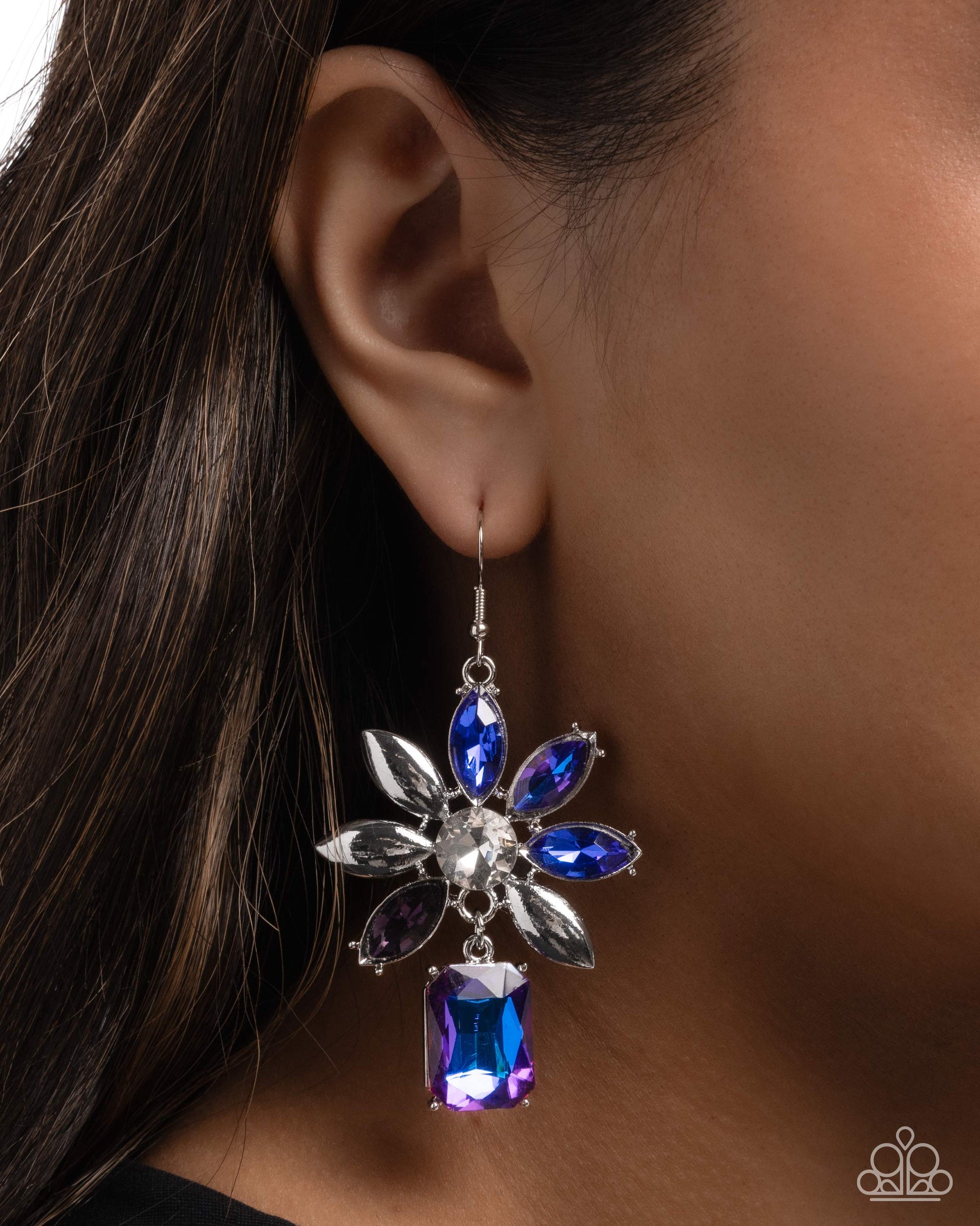 Meaningful Masterpiece - blue - Paparazzi earrings