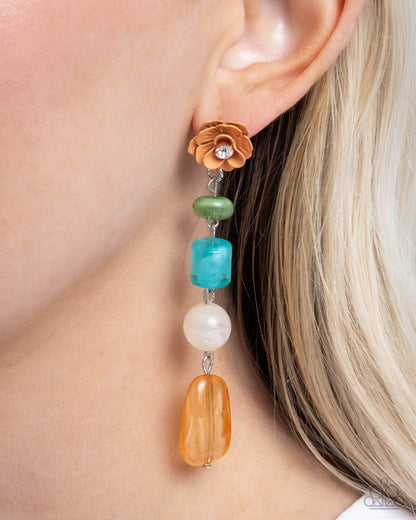 Meditative Magic - multi - Paparazzi earrings