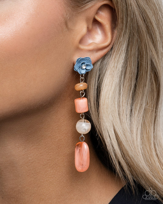 Meditative Magic - orange - Paparazzi earrings