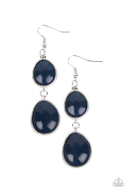 Mediterranean Myth - blue - Paparazzi earrings