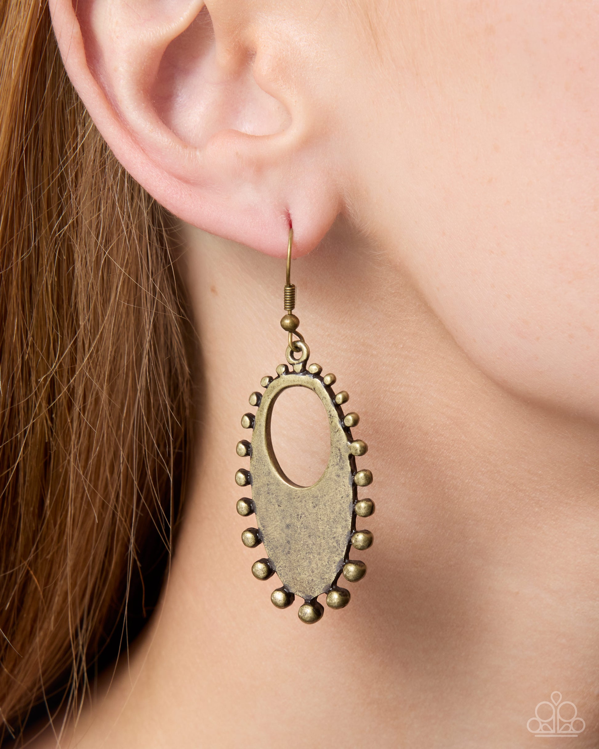 Melodic Moment - brass - Paparazzi earrings