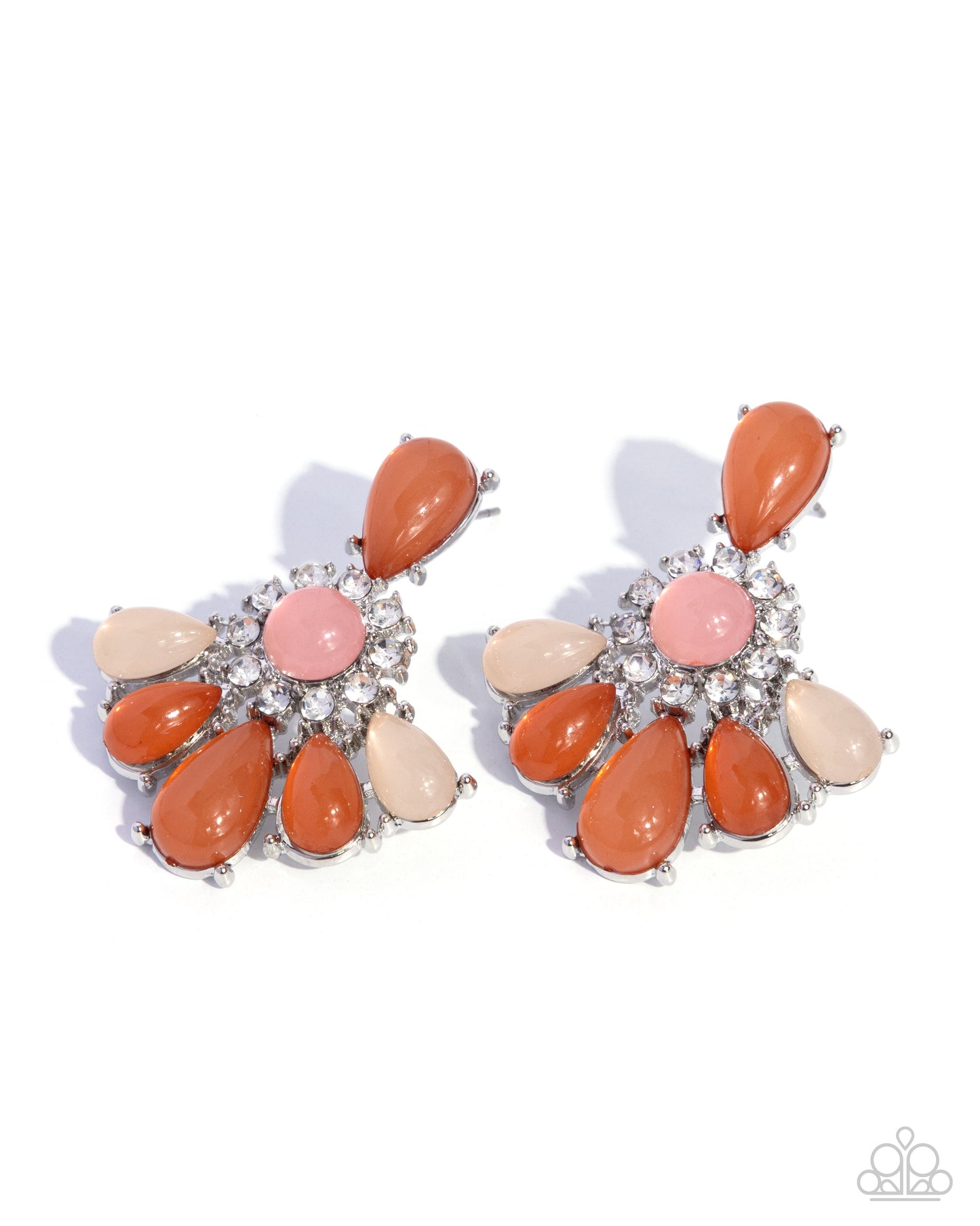 Memorable Keepsake - orange - Paparazzi earrings