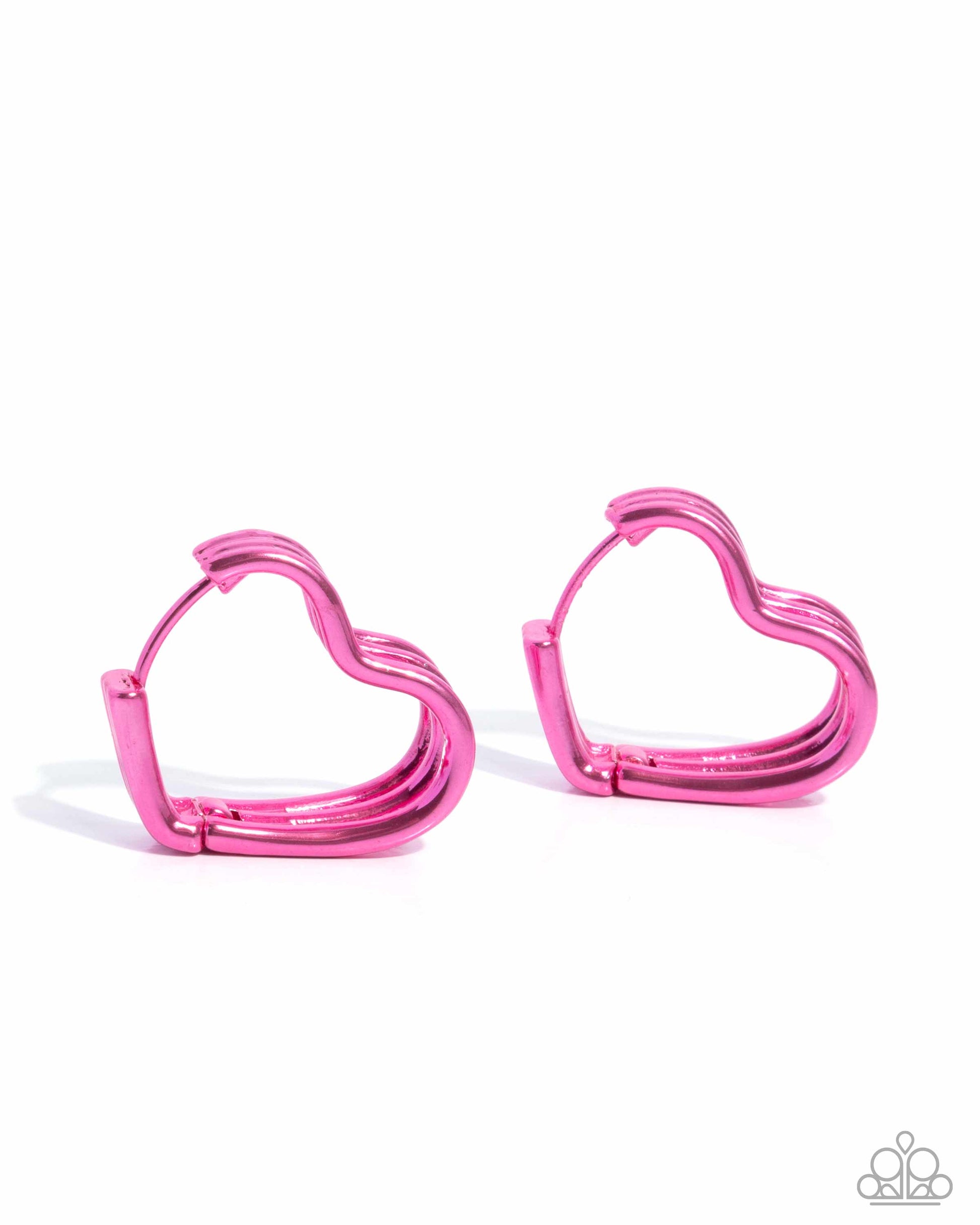 Memorable Love - pink - Paparazzi earrings